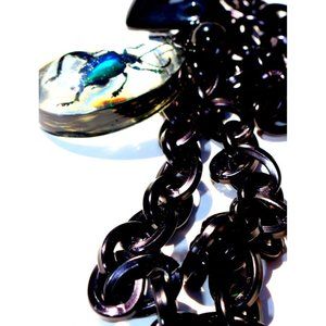 Sugar Gay Isber Jewelry Scarab Bugs Collection Resin Chain Pendant Necklace